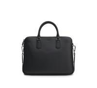 BOSS Italian-leather document case with embossed logo - Style New Crosstown_Doc Z., 50529302 Black