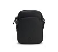 BOSS Italian-leather reporter bag with Double B monogram - Style B_Icon_L_NS Zip, 50558857 Black pcs.