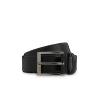 BOSS Italian-made belt in grained leather - Style Elloy-Gr_Sz35, 50553210 Black 32