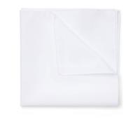 BOSS Italian-made pocket square in easy-iron cotton - Style H-POCKET SQUARE, 50480268 White pcs.