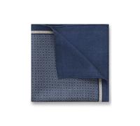 BOSS Italian-made pocket square in printed silk - Style L-POCKET SQ CM35 253, 50551345 Dark Blue pcs.