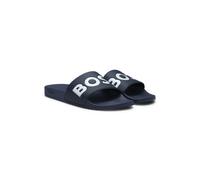 BOSS Italian-made slides with large logo detail - Style Aryeh_Slid_npvlg, 50536835 Dark Blue 11