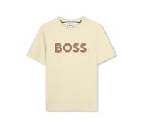 Boss J52711 Short Sleeve T-shirt Beige 16 Years Boy