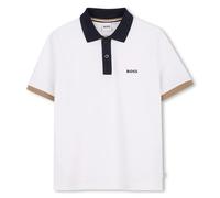 Boss - Short-sleeved Polo Shirt - White - Boy - 14 Years