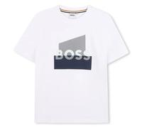Boss - Short-sleeved T-shirt - White - Boy - 4 Years