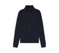 BOSS Jacke Aus Baumwoll-terry Mit Logo-patch