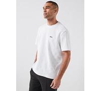 BOSS Jacquard Tennis Ball Design T-Shirt, White, Size L, Men White