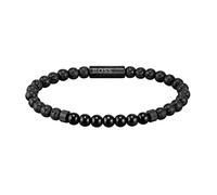 BOSS Jewelry Men's MIXED BEADS Collection Beaded Bracelet with Onyx Stones - 1580272