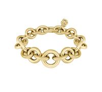 BOSS Gold-tone bracelet with circle and oval links - Style LIVE STATEMENT, HB1580736 Gold tone M