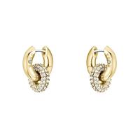 BOSS Jewelry Women's LIVE PRECIOUS Collection Earrings in Yellow Gold Embellished with Crystals - 1580759