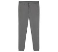 BOSS Jogginghose Aus Baumwoll-Terry Mit Logo-aufnäher Grey