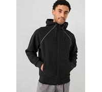 BOSS Join Saggy Piped Zip Through Hoodie, Black, Size 2Xl, Men Black