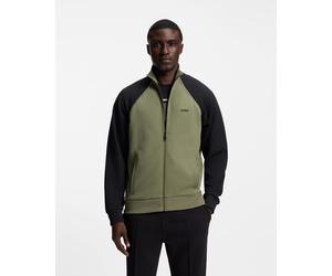 BOSS Join Skaz Full Zip Sweatshirt Green Black - M