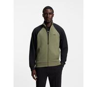 BOSS Mens Join Skaz Zip Through Track Top - Colour: 257 Dark Beige - Size: XL