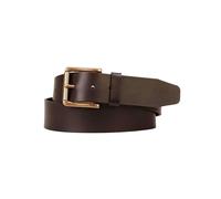 Boss Joris Large Buckle Leather Belt - Brown - 100