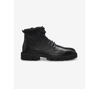 BOSS Grained-leather boots - Style Julyo_Halb_grwl, 50573415 Black 12