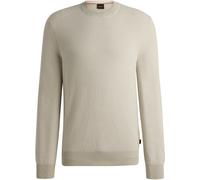 Boss Jumpers - male - Boss - Round-neck Knitwear - Beige - S - Knitwear S