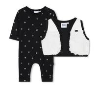 Boss - Jumpsuit And Cardigan Set - Black - Boy - 9 Months