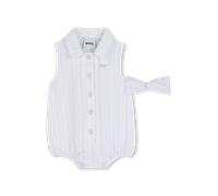 Boss - Jumpsuit + Headband Set - White - Girl - 6 Months