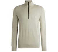 BOSS Orange Kanobix S Mens 1/4 Zip Jumper - Light Beige 271 - Light Beige 271 - M
