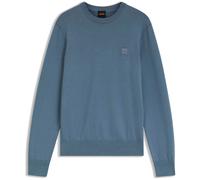 BOSS Mens Regular Fit Kanovano Knitted Jumper - Colour: 424 Medium Blue - Size: XL