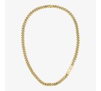 BOSS Kassy Men's Gold IP 20" Curb Chain Necklace