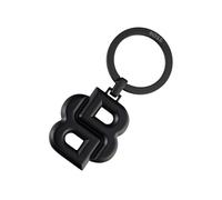 BOSS Key ring with matte-black Double B monogram - Style Key ring Double B Matt Black, 58451242 Black pcs.