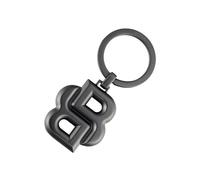 BOSS Key ring with matte-gunmetal Double B monogram - Style Key ring Double B Matt Gun, 58451244 Dark Grey pcs.
