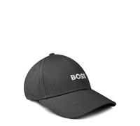 BOSS Kids Cotton Logo Baseball Cap Medium Grey Mens