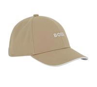 Boss Kids Logo Cotton Baseball Cap - Stone - One Size - Stone - 100% Cotton