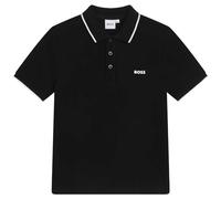 BOSS Kids Logo Polo Shirt Juniors Black 14 Years
