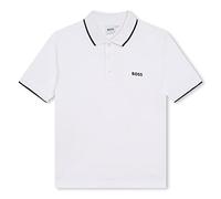 BOSS Kids Logo Polo Shirt Juniors White 4 Years