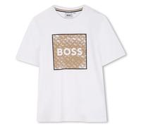 Boss Kids' Monogram T-Shirt 4 Yrs White