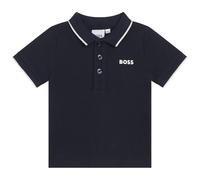 BOSS Kids Small Logo Short Sleeve Polo Shirt Navy 3 Years