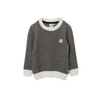 BOSS Kidswear crew-neck patterned sweater - Black 8