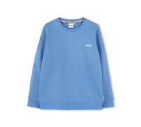 BOSS Kidswear logo-embroidered crew-neck sweatshirt - Blue 4-5-6-8-10-12-14-16