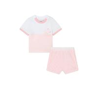 BOSS Kidswear logo-print jersey short set - Pink 9
