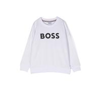 BOSS Kidswear logo-print jersey sweatshirt - White 10