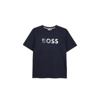 BOSS Kidswear logo-print T-shirt - Blue 4-5-6-8-10-12-16