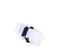 BOSS Kidswear logo-print wrap-style bodysuits (set of five) - Blue 1-3-6-9-12-18