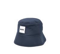 BOSS Kidswear reversible logo-detail bucket hat - Blue 1-3-6-9-12-18