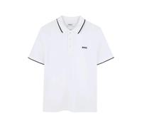 BOSS Kidswear short-sleeve logo polo shirt - White 4-6-8-10