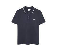 BOSS Kidswear short-sleeved tipped polo shirt - Blue 6-8-10-12-14