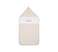 BOSS Kidswear striped sleep bag - White One Size
