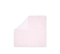 BOSS Kidswear striped trim blanket - White One Size