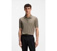 BOSS Knit polo in virgin wool - Style H-Nolano, 50560485 Brown L