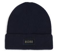 Boss - Knitted Beanie - Navy - Girl - Size T3