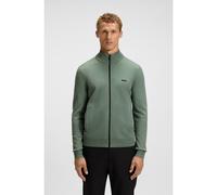 BOSS Knitted cardigan in stretch fabric with structured front - Style KN_League FZ, 50547505 Green S