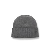 BOSS Knitted Cashmere Beanie with Logo