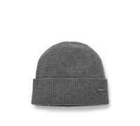 BOSS Knitted Cashmere Beanie with Logo